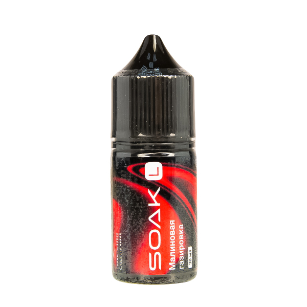 Жидкость Soak L30 Raspberry Soda 30 Мл 2 Мг в Мурманске