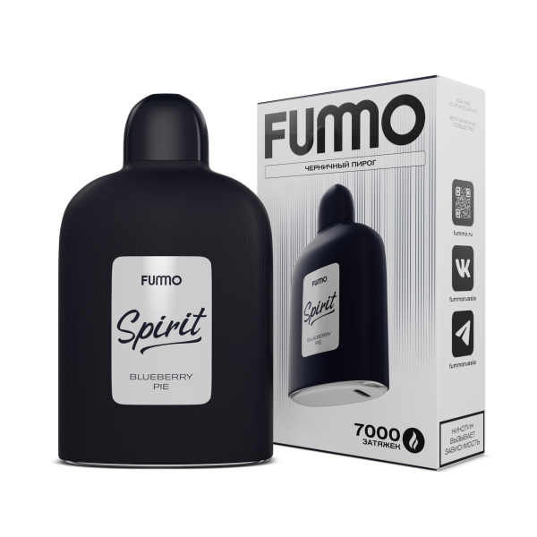 Электронка Fummo Spirit Черничный Пирог   в Мурманске