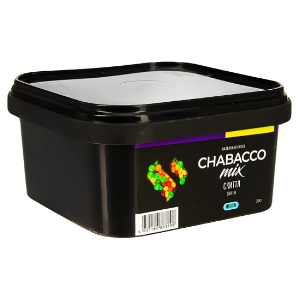 Смесь Chabacco Mix Skittle   Medium 200 гр в Мурманске