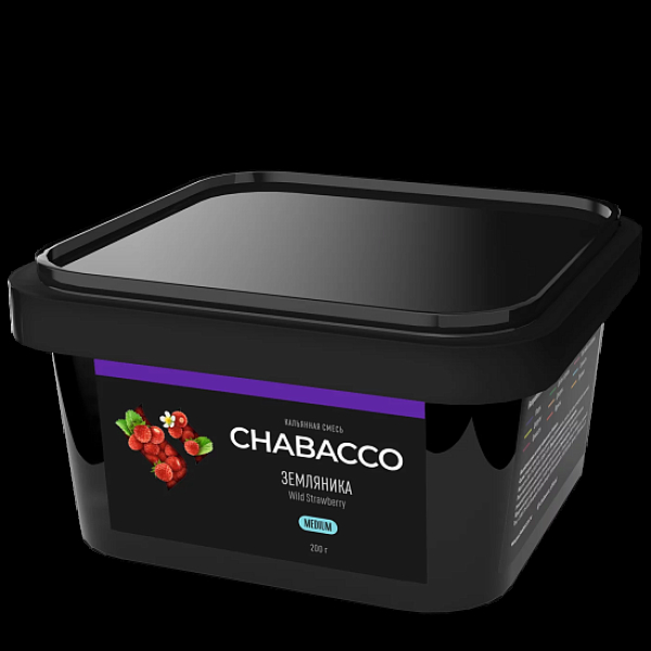 Смесь Chabacco Wild Strawberry    Medium 200 гр в Мурманске