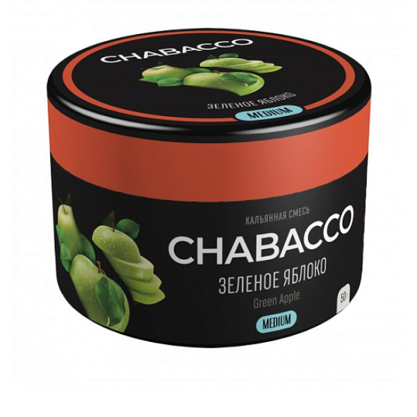 Смесь Chabacco Green Apple    Medium 50 гр в Мурманске
