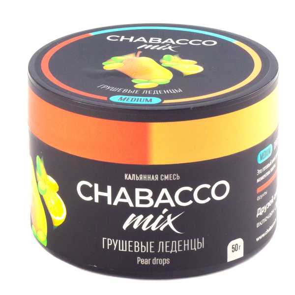 Смесь Chabacco Mix Pear Drops   Medium 50 гр в Мурманске