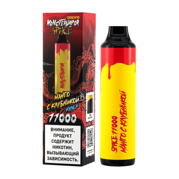 Электронка Monstervapor Space Манго И Клубника (11000 Затяжек) в Мурманске