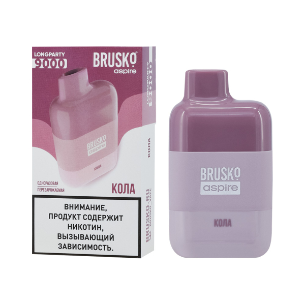 Электронка Brusko Longparty Кола (9000 Затяжек) в Мурманске
