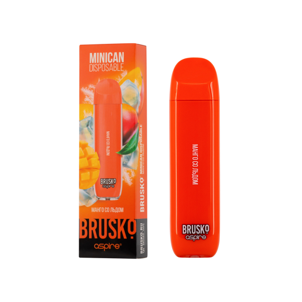 Электронка Brusko Minican Манго Со Льдом (1500 Затяжек) в Мурманске