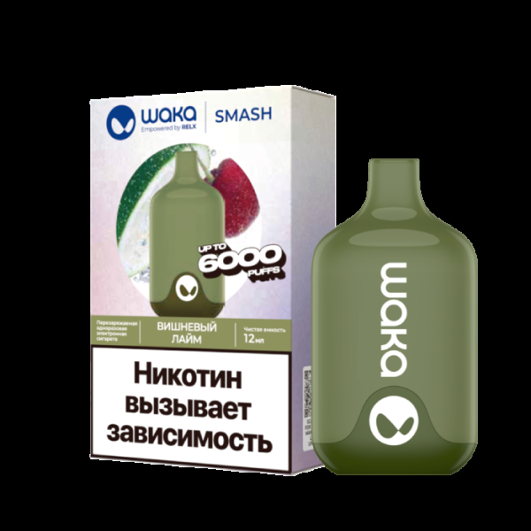 Электронка Waka Вишнёвый Лайм (6000 Затяжек) в Мурманске