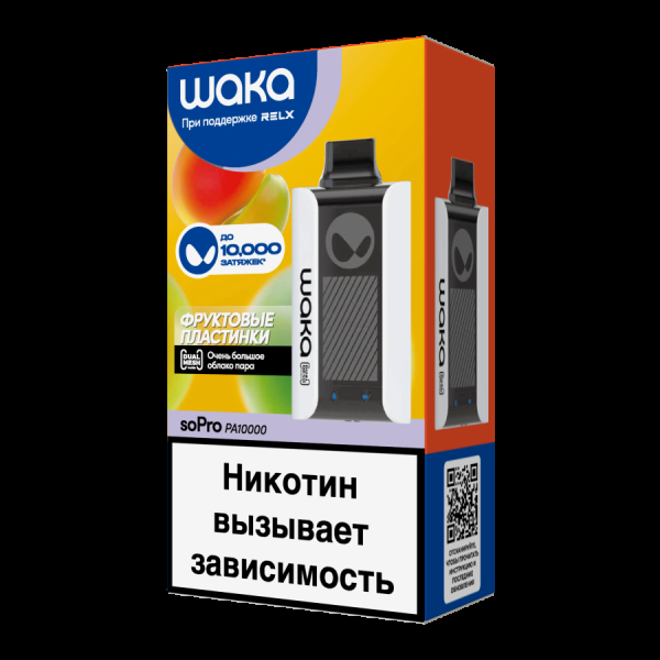 Электронка Waka Фруктовые Пластинки(10000 Затяжек) в Мурманске