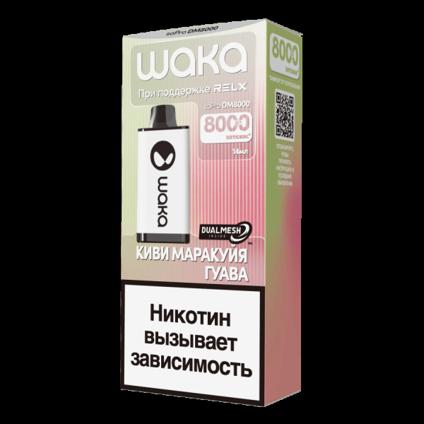 Электронка Waka Киви Маракуйя Гуава (8000 Затяжек) в Мурманске