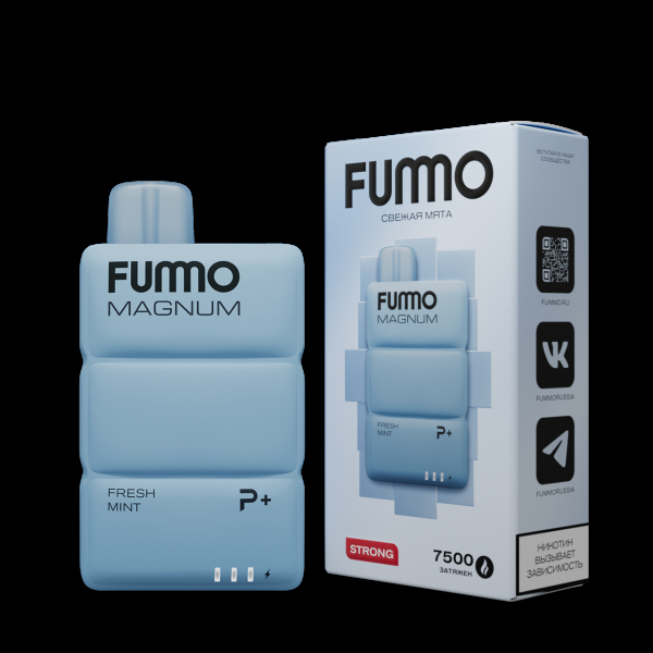 Электронка Fummo Magnum Свежая Мята (7500 Затяжек) в Мурманске
