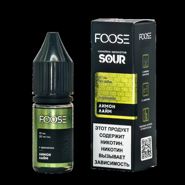 Жидкость Foose Sour Лимон Лайм 10 Мл в Мурманске