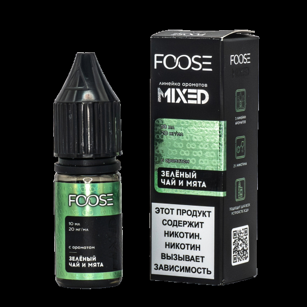 Жидкость Foose Mixed Зеленый Чай И Мята 10 Мл в Мурманске