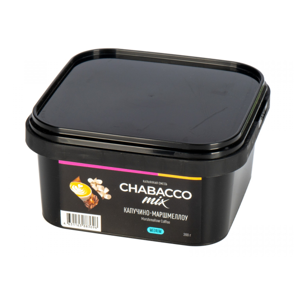 Смесь Chabacco Mix Medium Cappuccino Marshmallow  200 гр в Мурманске