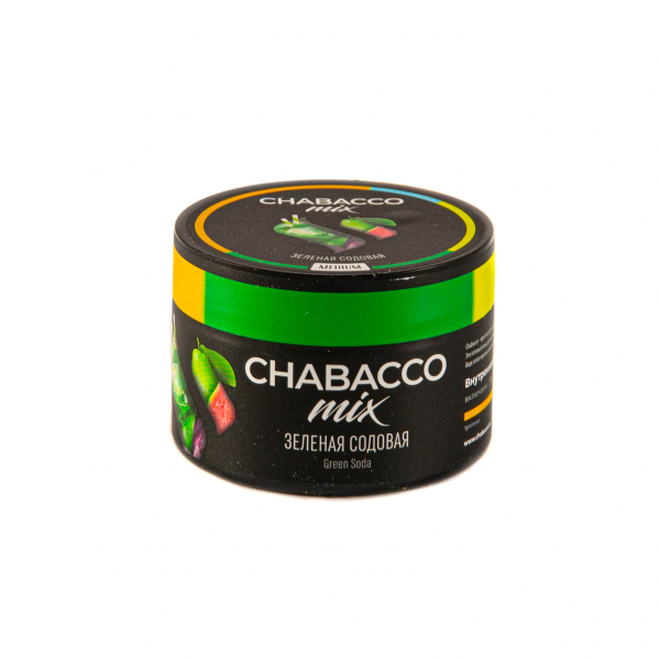 Смесь Chabacco Mix Medium Green Soda  50 гр в Мурманске