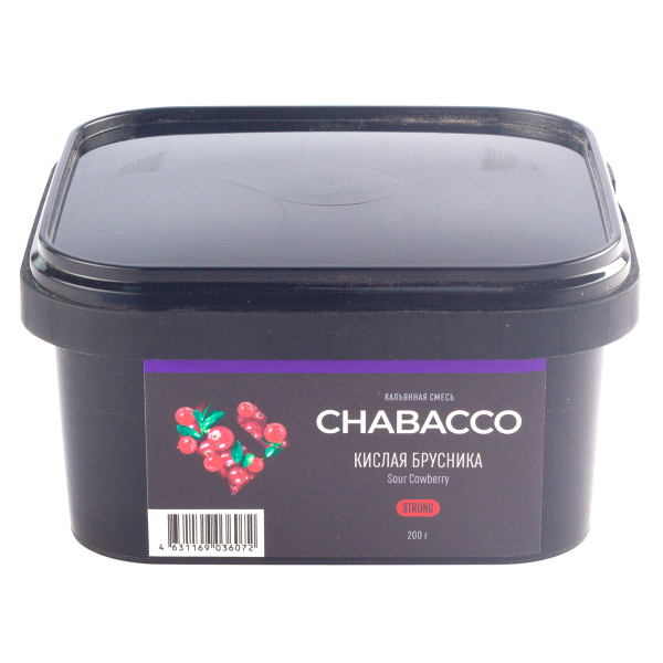 Смесь Chabacco Strong Sour Cowberry  200 гр в Мурманске