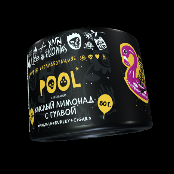 Табак  Хулиган Pool (Кислый Лимонад С Гуавой)  80 грамм в Мурманске