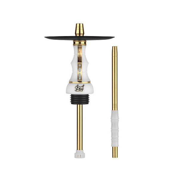 Кальян Alpha Hookah Beat White Gold Прозрачная Колба  в Мурманске
