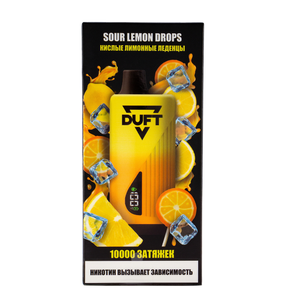 Электронка Duft Sour Lemon Drops (10000 Затяжек) в Мурманске