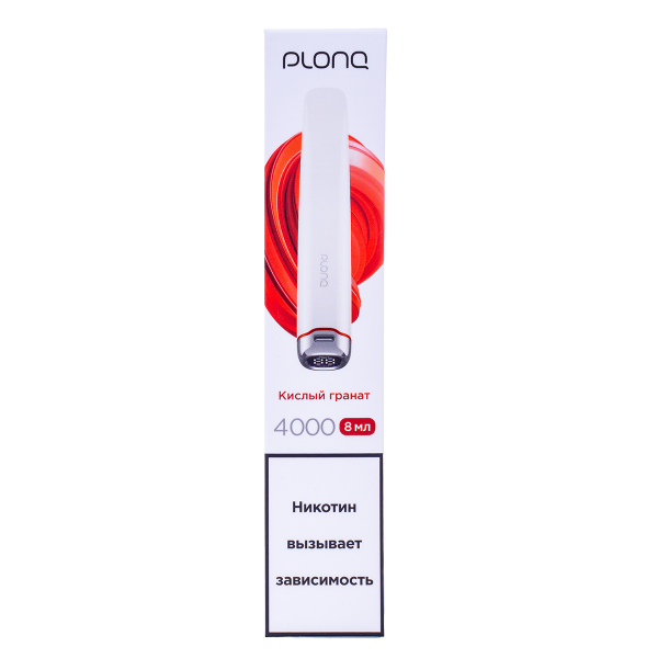 Электронка Plonq Plus Pro Кислый Гранат (4000 Затяжек) 20 Мг в Мурманске