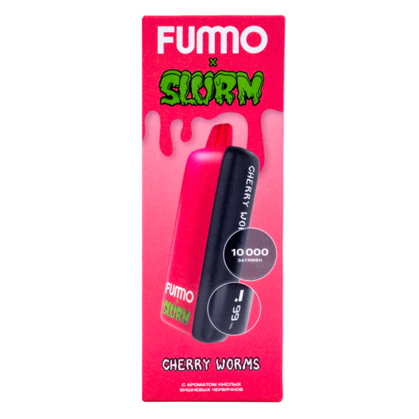 Электронка Fummo Indic Slurm Кислые Вишневые Червячки (10 000 Затяжек) в Мурманске