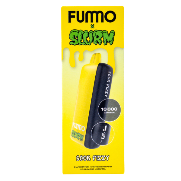 Электронка Fummo Indic Slurm Кислая Шипучка Из Лимона И Лайма (10 000 Затяжек) в Мурманске