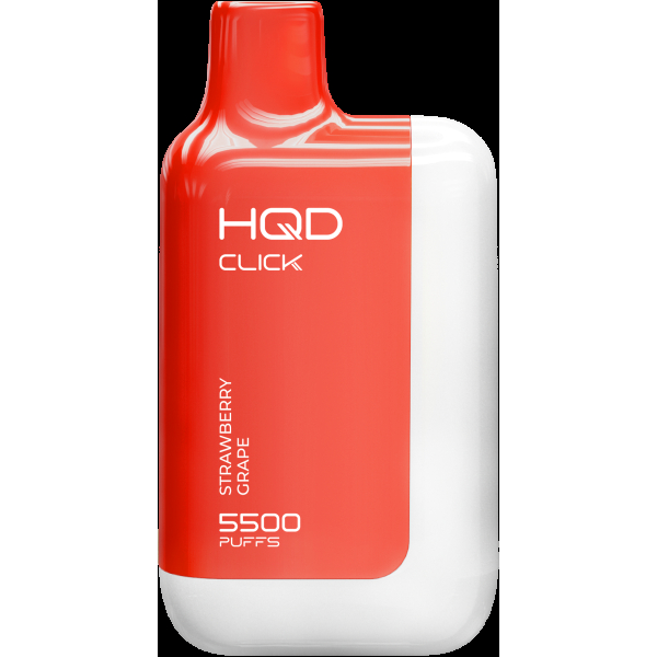 POD-система Hqd Click Устройство + Картридж Клубника Виноград (5500 Затяжек) в Мурманске