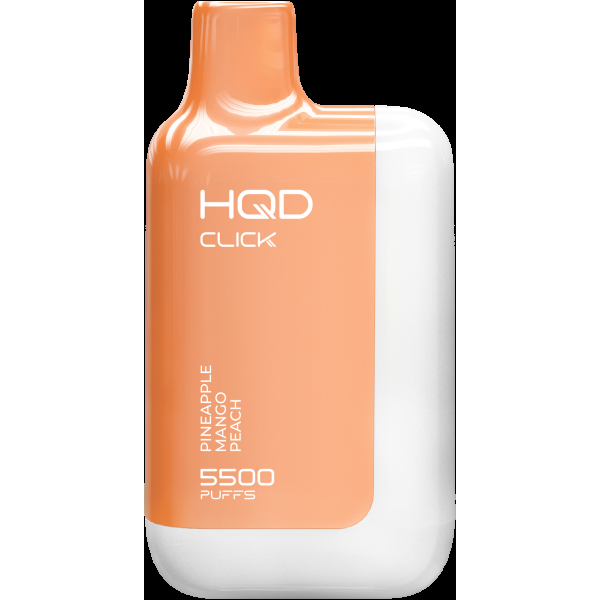 POD-система Hqd Click Устройство + Картридж Ананас Манго Персик (5500 Затяжек) в Мурманске