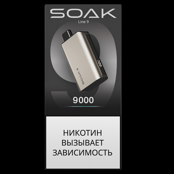 Электронка Soak 9 Titanium 9000 Яблочный Сок в Мурманске