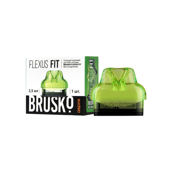 Сменный Картридж Brusko Flexus Fit (Зеленый) 3,5 Мл, Упак. 1 Шт в Мурманске
