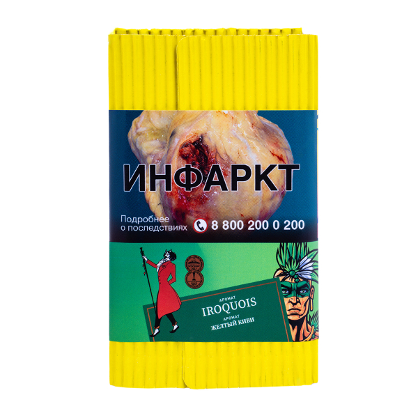 Табак Satyr Iroquois (Желтый Киви)  100 грамм в Мурманске