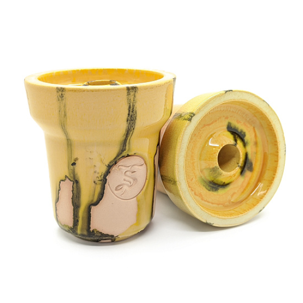 Чаша St Bowls Phunnel Glaze Желтая С Полосками в Мурманске