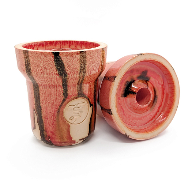 Чаша St Bowls Phunnel Glaze Красная С Полосками в Мурманске