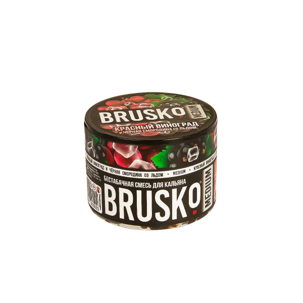 Смесь Brusko Medium Красный Виноград И Чёрная Смородина Со Льдом  50 гр в Мурманске