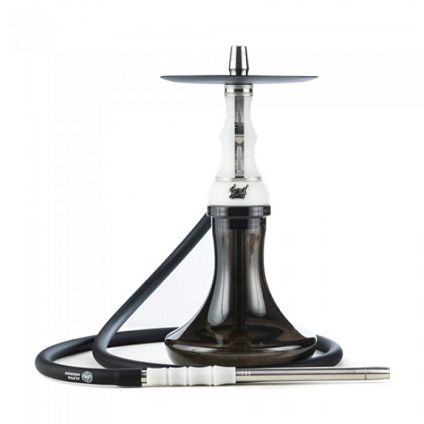 Кальян Alpha Hookah Beat White Silver Тонированн Колба  в Мурманске