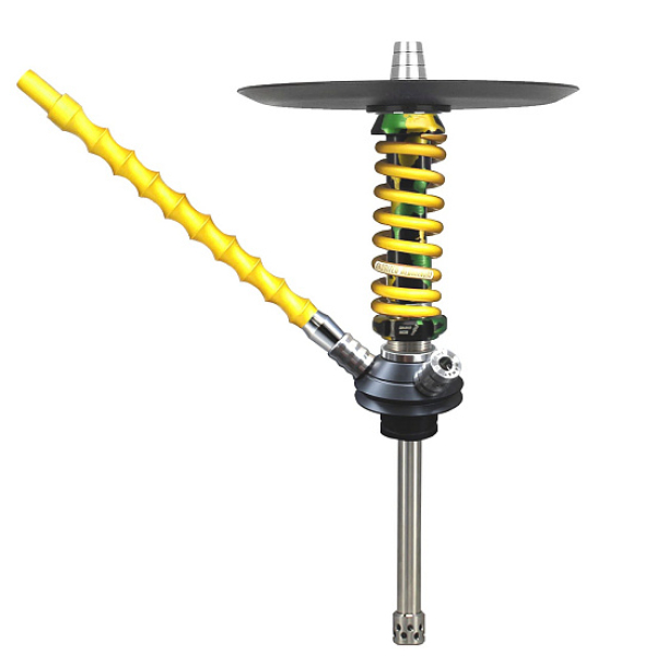 Кальян Mamay Customs Coilovers Micro Зелено Золотой Сплеш  в Мурманске