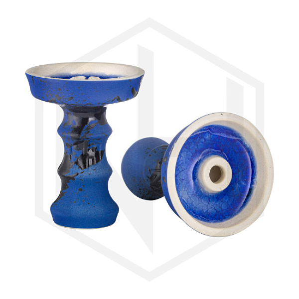 Чаша Nejn Lotus Matt Blue Голубая для кальяна в Мурманске