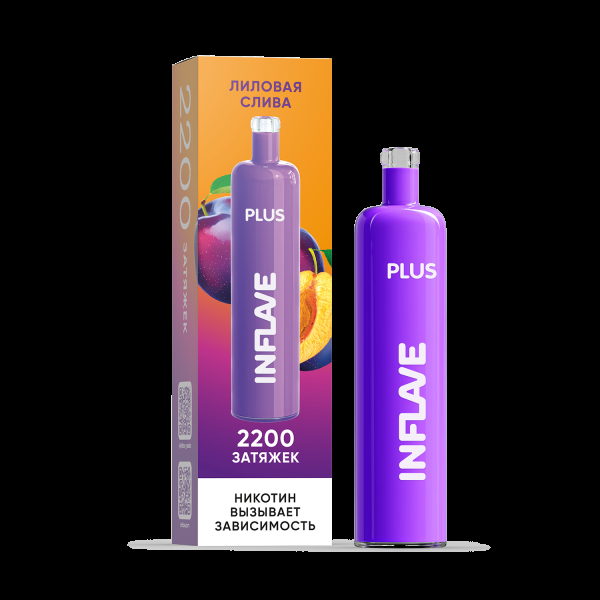 ЭСДН Inflave Plus Лиловая Слива 2200 затяжек в Мурманске