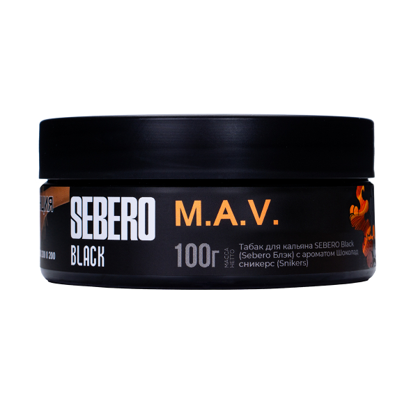 Табак Sebero Black M.a.v. 100 грамм в Мурманске