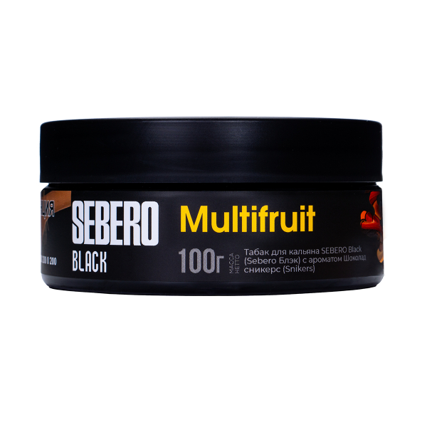 Табак Sebero Black Multifruit 100 грамм в Мурманске