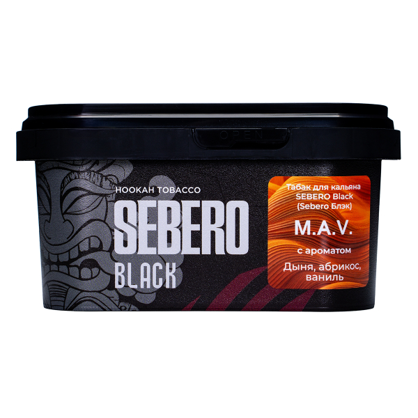 Табак Sebero Black M.a.v. 200 грамм в Мурманске