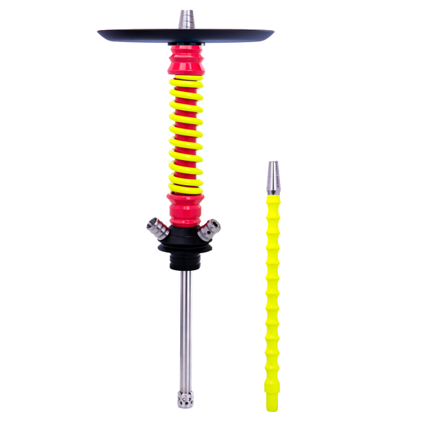 Кальян Mamay Customs Coilovers Mini Розово Жёлтый Флюр в Мурманске