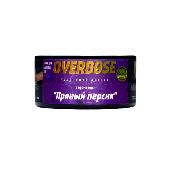 Табак Overdose Kashmir Peach 25 грамм в Мурманске