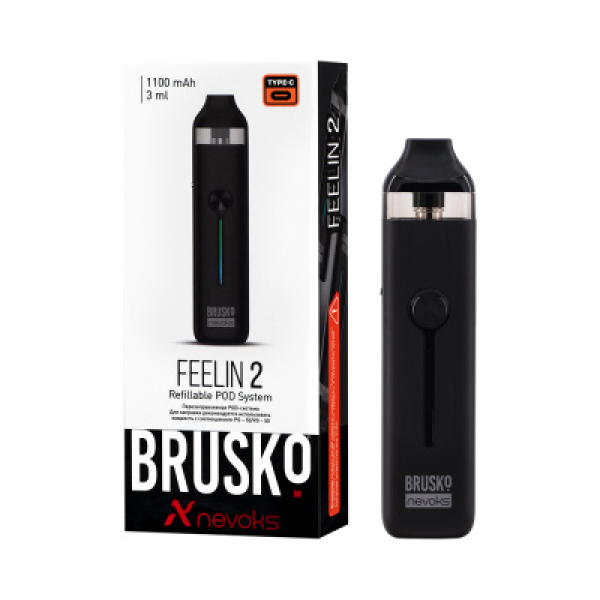 POD-система Brusko Feelin 2 Черный в Мурманске