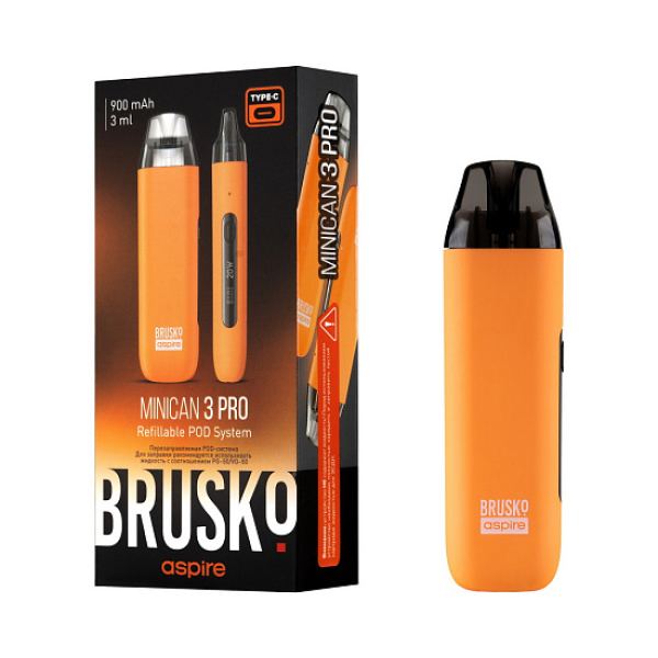 POD-система Brusko Minican 3 Pro оранжевый в Мурманске