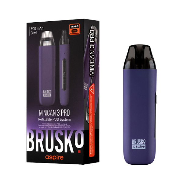 POD-система Brusko Minican 3 Pro фиолетовый в Мурманске