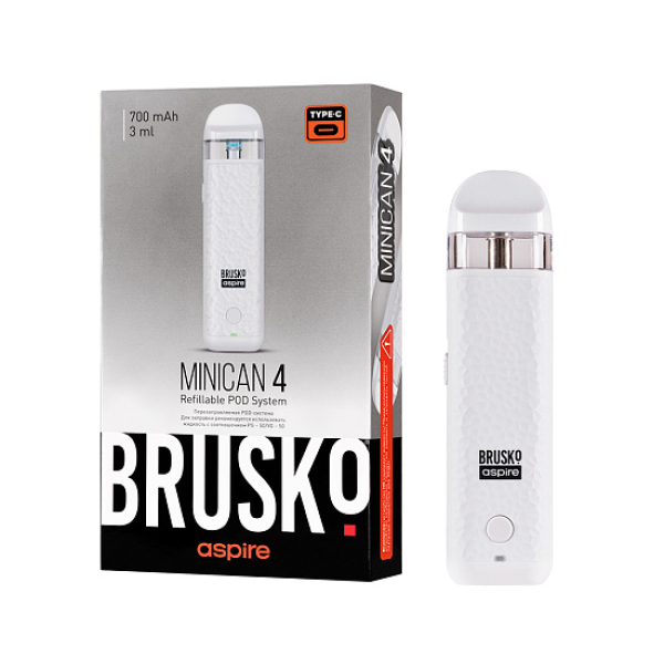 POD-система Brusko Minican 4 Белый в Мурманске