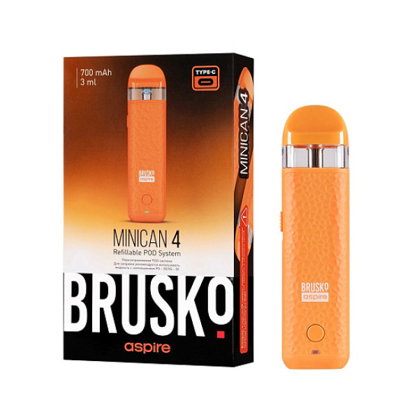 POD-система Brusko Minican 4 Оранжевый в Мурманске