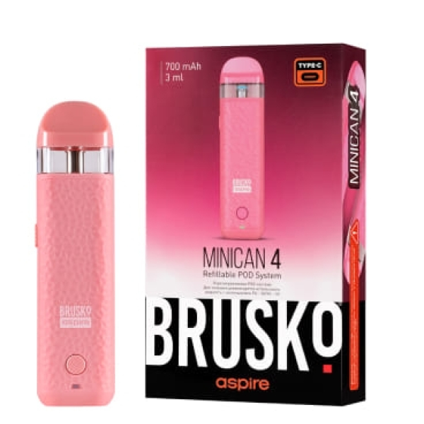 POD-система Brusko Minican 4 Розовый в Мурманске