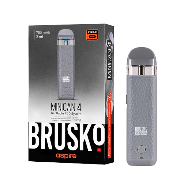 POD-система Brusko Minican 4 Серый в Мурманске