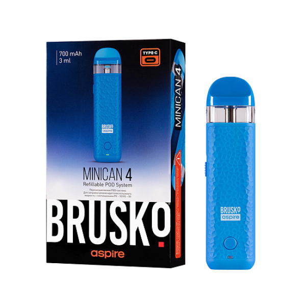 POD-система Brusko Minican 4 Синий в Мурманске