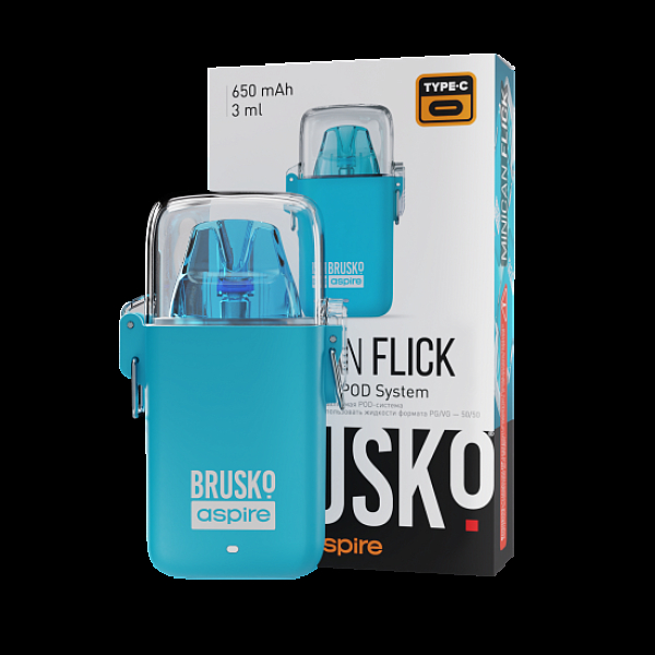 POD-система Brusko Minican Flick Голубой в Мурманске